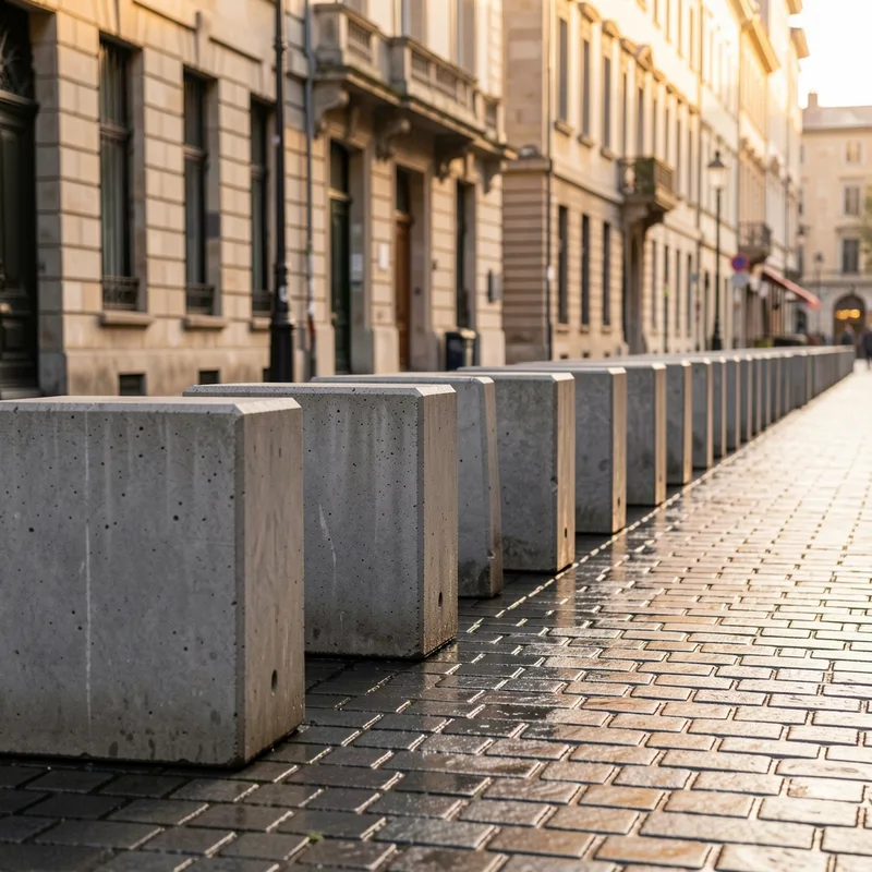 Bloc béton anti-bélier : auditer et corriger un périmètre