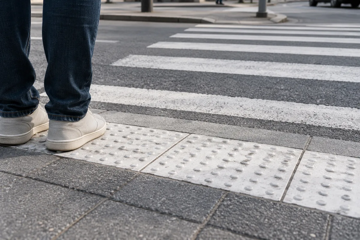 Dalle podotactile en voirie et parking : où et comment poser
