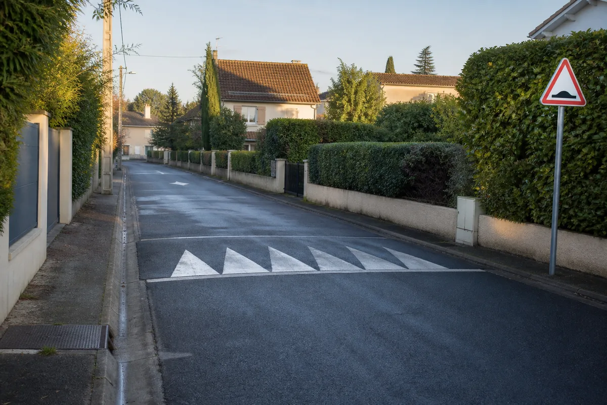 Norme ralentisseur : dimensions et implantation